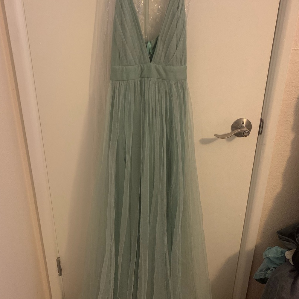 Green formal dress
